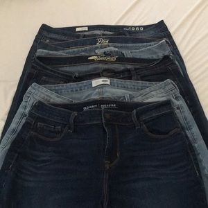 Size 12 Petite Lot of Gap and Old Navy Jeans!